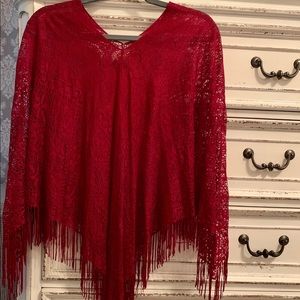 Vintage poncho/shaw